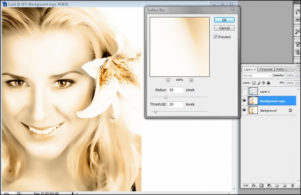 Creation of Love In Her Eyes....: Step 7